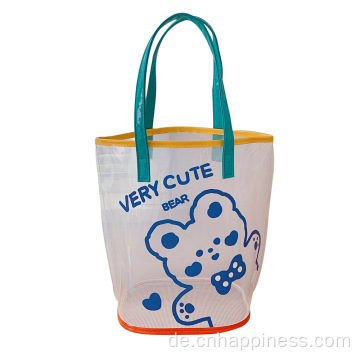 Handtasche Cartoon süßes Bären Kaninchen Große Umhängetasche
